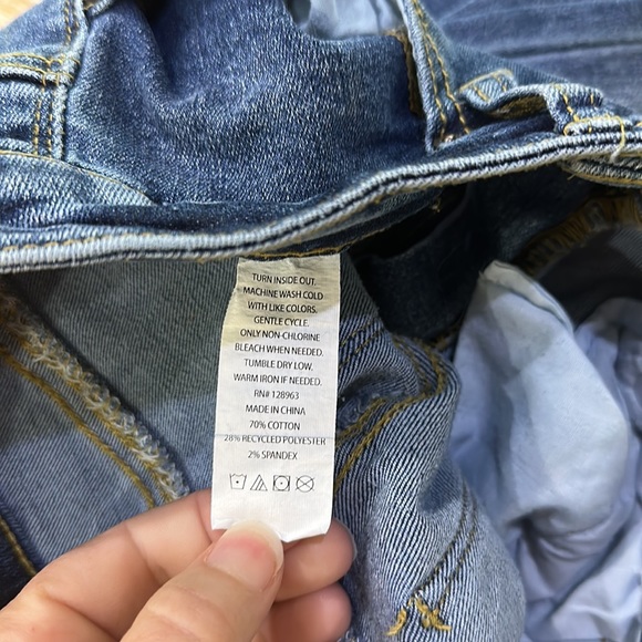 Indigo Rein Distressed Flare Jeans 3, 25 - Picture 7 of 7